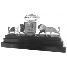 Troféu Top em aço inox / Ref.:1062